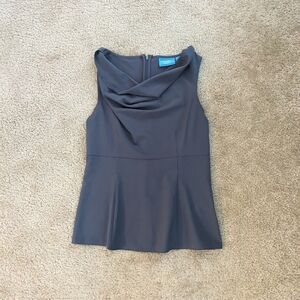 Elegant Gray Sleeveless Dress
